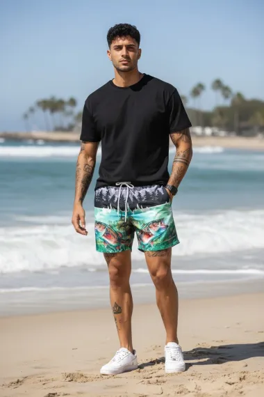 Sort de baie cu imprimeu 12577 I15-3.3